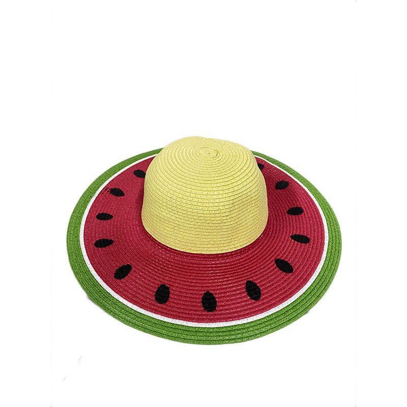 Wide Brim Straw Hat For Beach